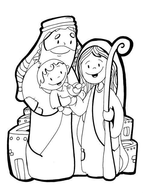 dibujos de la sagrada familia para imprimir